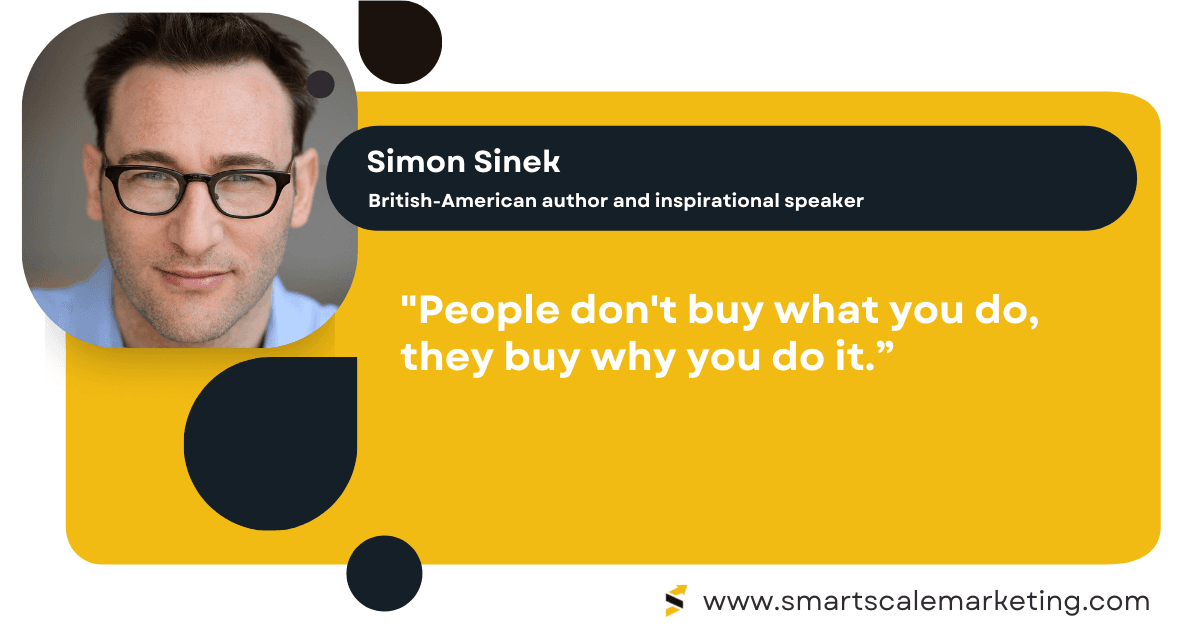 Conversion Rate Optimization Quotes by Simon Sinek
